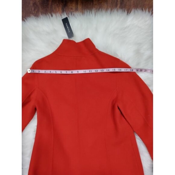 NWT Talbots Long Sleeve Wool Blend Button Down Blazer Jacket Red Women's Size 4 - Picture 14 of 14